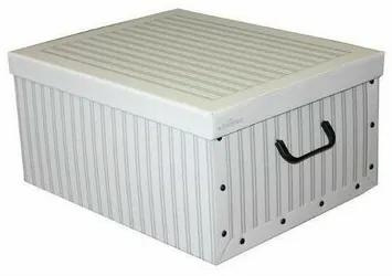 Compactor Skládací úložná krabice - karton box Compactor Anton 50 x 40 x 25 cm