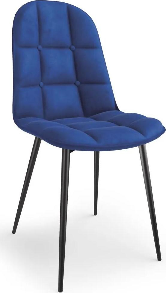 Designová židle Brenna tmavě modrá