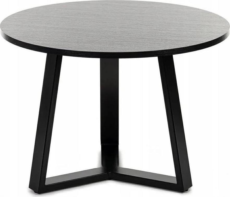 HowHomely Konferenční stolek TRILEG 48x70 cm černá DD0165