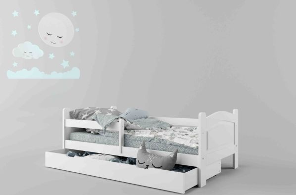 Bílá dětská postel Dominik