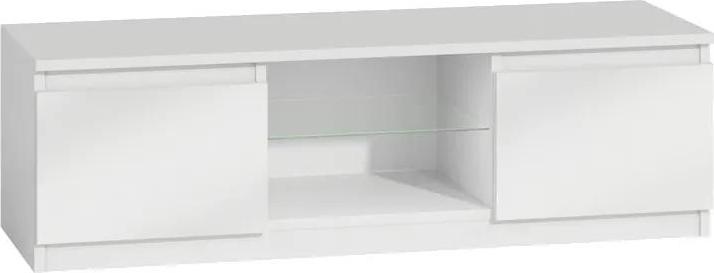 TV stolek Leky 140 cm bílý