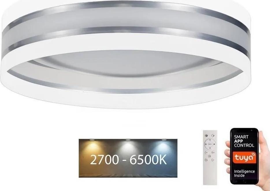 Belis LED Stmívatelné stropní svítidlo SMART CORAL LED/24W/230V Wi-Fi Tuya bílá + DO BE0871