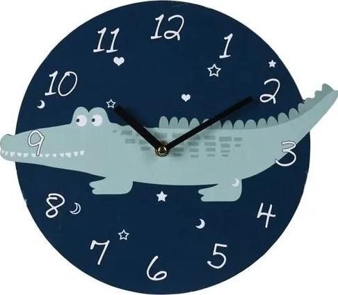 Nástěnné hodiny Krokodýl