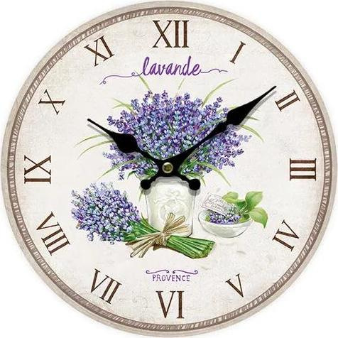 Nástěnné hodiny Lavande Provence
