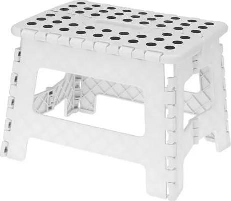 Skládací stolička bílá