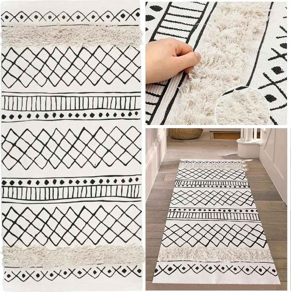 Vzorovaný koberec BOHO 160x50 šedý