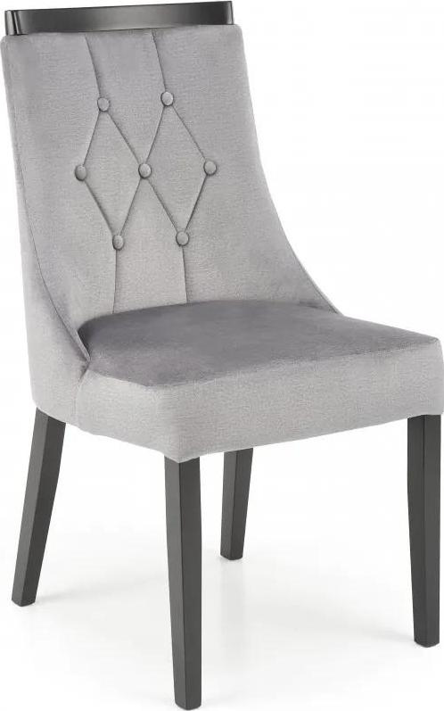 Jídelní židle MODULO 50 cm šedá/černá